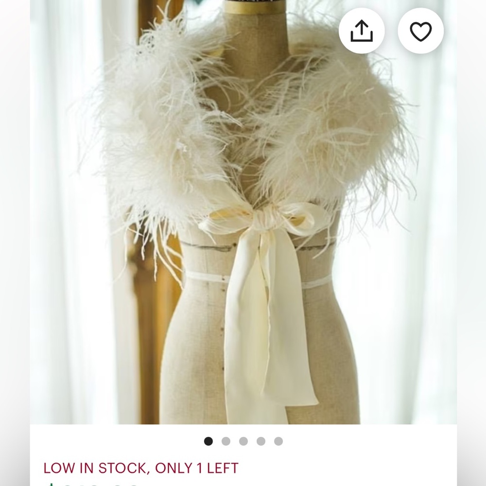 Vintage Feather Stole